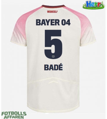Bayer Leverkusen Loic Bade #5 Bortatröja 2025-26 Kortärmad